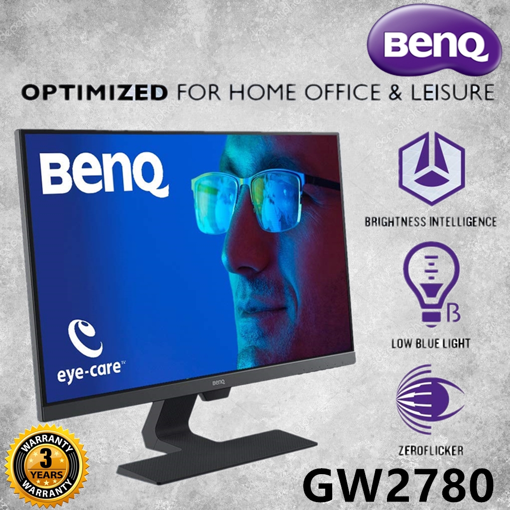 Optimized For Home Office With Adaptive Brightness Technology Benq Gw22 Eye Care 22 Ips 1080p Monitor Black Computers Accessories Electronics Gellyplast Com