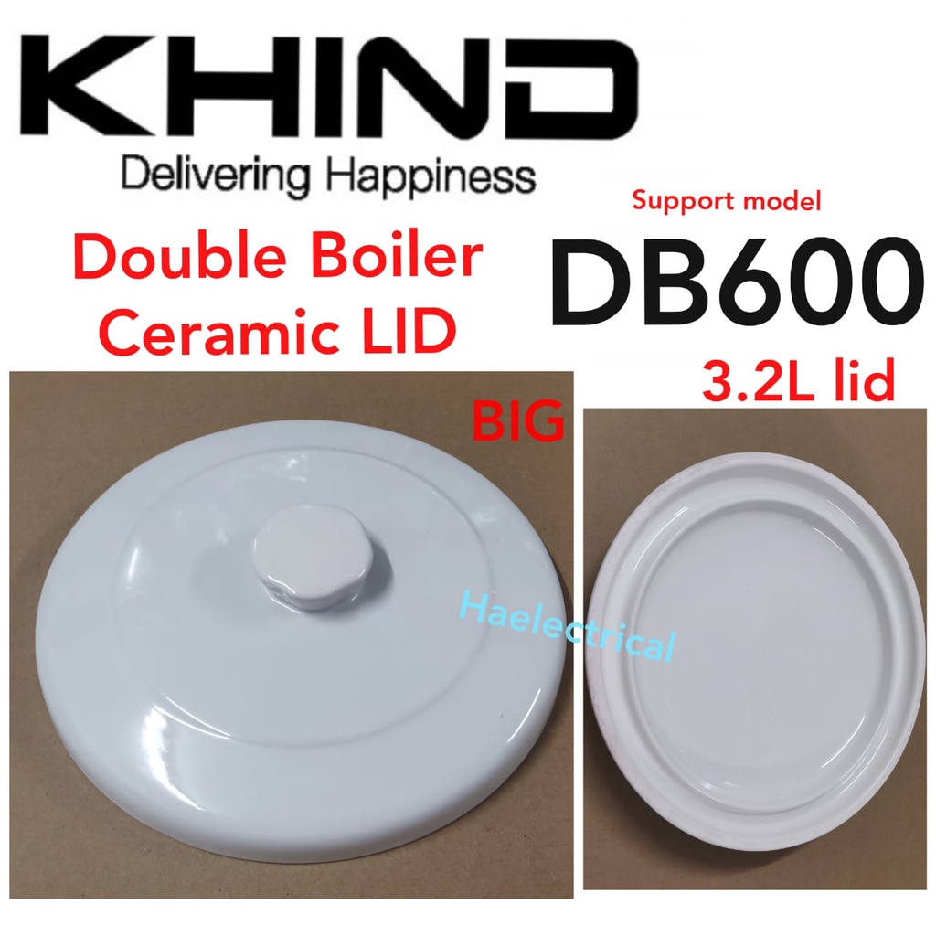 Khind DB600 (3.2L) Double Boiler Ceramic LID DB600 (3.2Lilter)