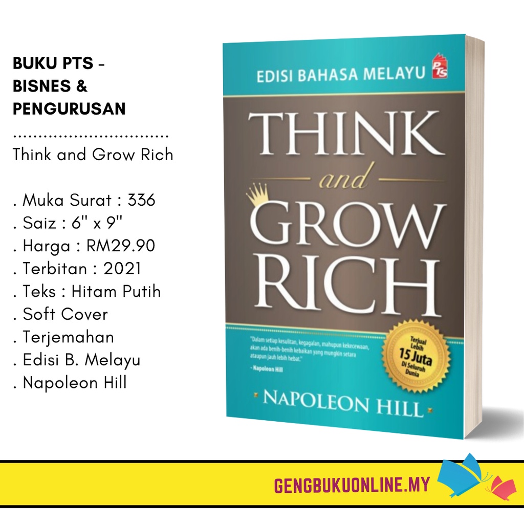 Think And Grow Rich Edisi Bahasa Melayu Shopee Malaysia