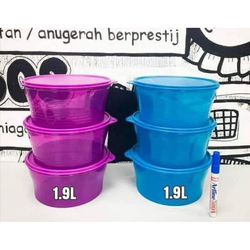 Tupperware Big Wonder Large 1.9L (3 biji)