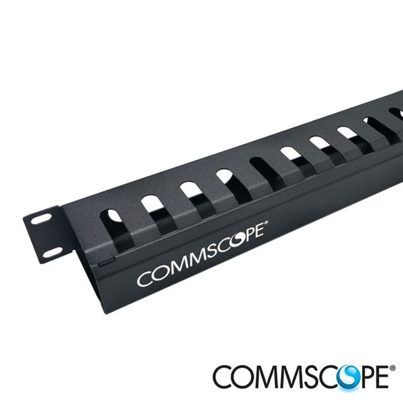 CommScope Systimax 1U 19" 24 Port Blank Keystone Patch Panel RJ45 