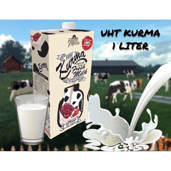 Farm Fresh Susu Kurma UHT 1 liter Original Lebih Jimat ...