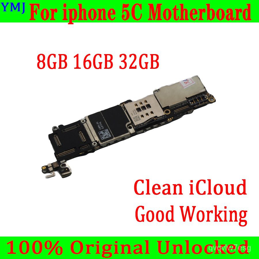 8gb 16gb 32gb Original Unlocked For Iphone 5c Motherboard With Full Chips For Iphone 5c Logic Board With Free Icloud Goo Shopee Malaysia