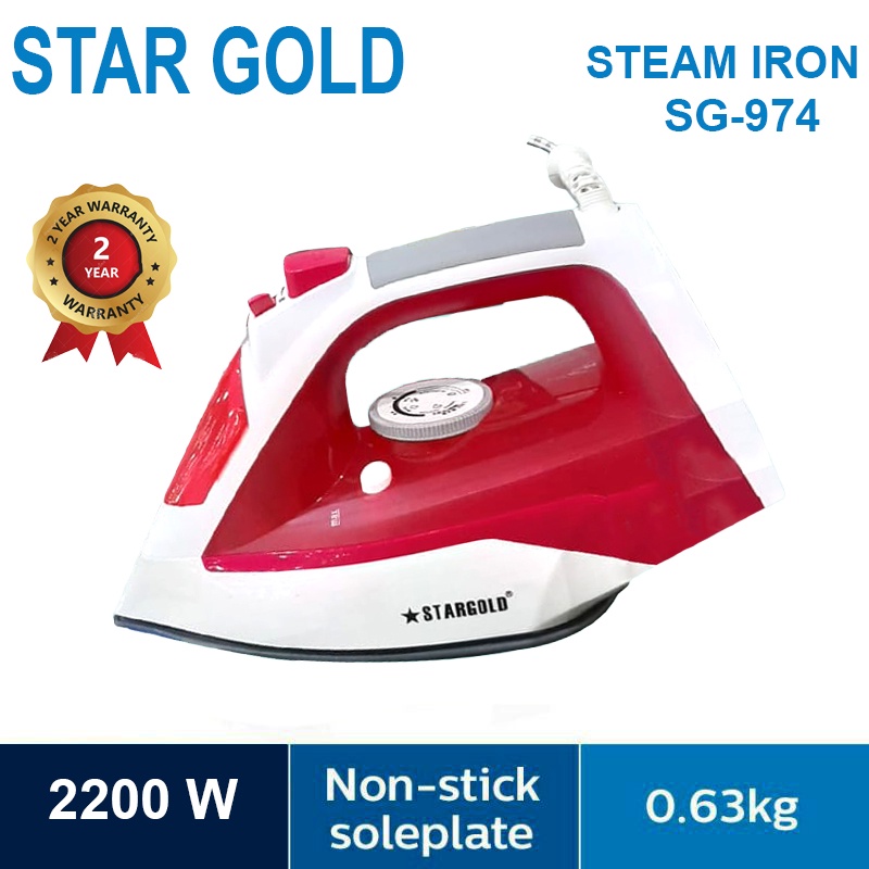 STARGOLD Steam Iron SG974 iron steam Shopee Malaysia