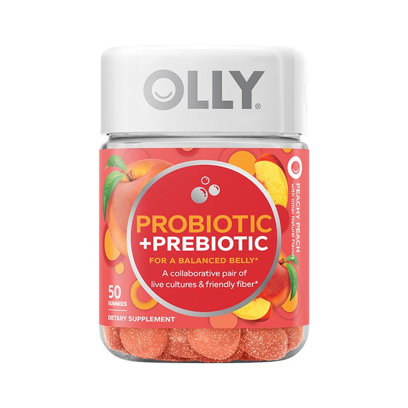 OLLY (Free Shipping) Probiotic + Prebiotic 50 Gummies 500 million