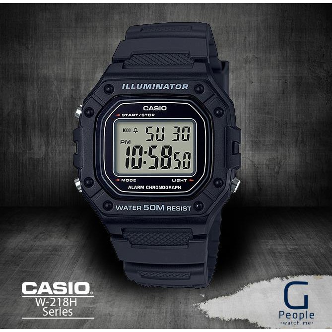 CASIO W-218H-1AV / W-218H-1A / W-218H-1 / W-218H DIGITAL WATCH 100%