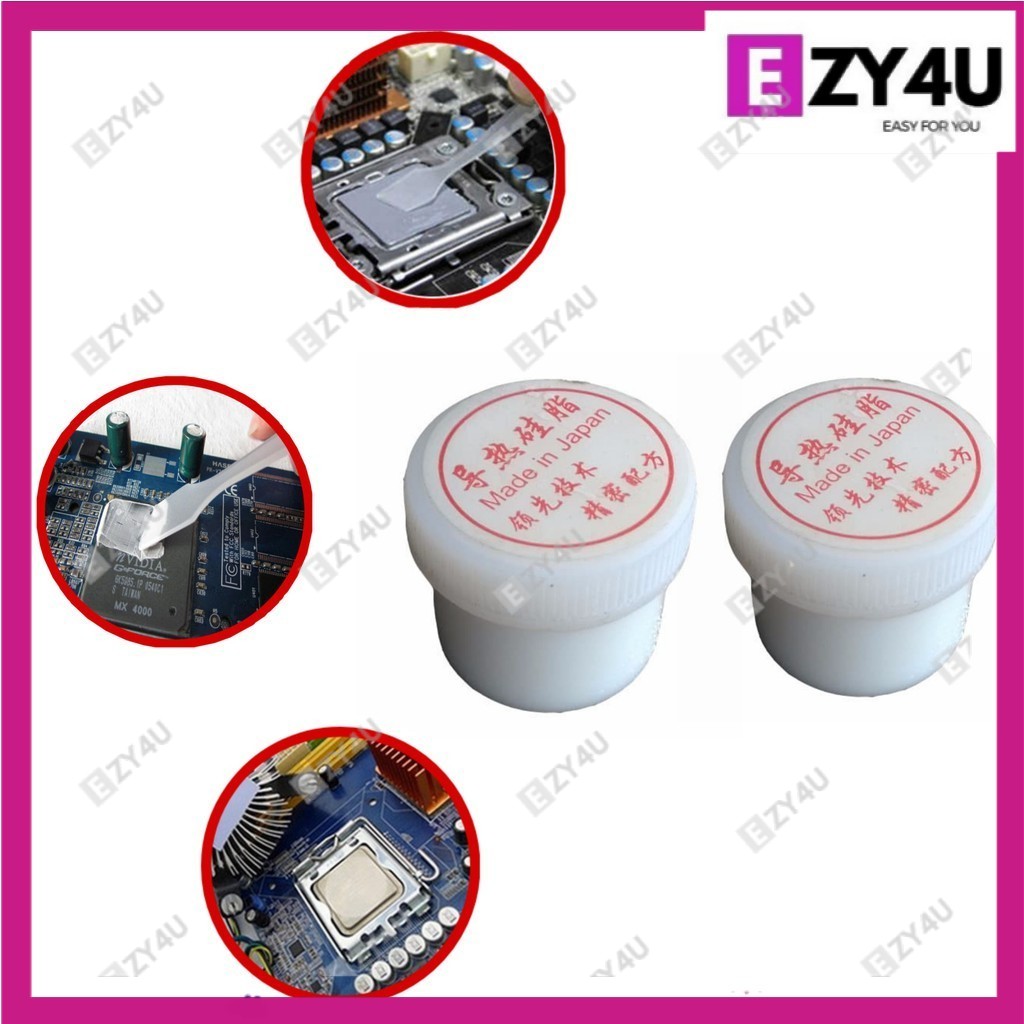 CPU IC Transistor HeatSink Compound White Thermal Grease Heat Transfer