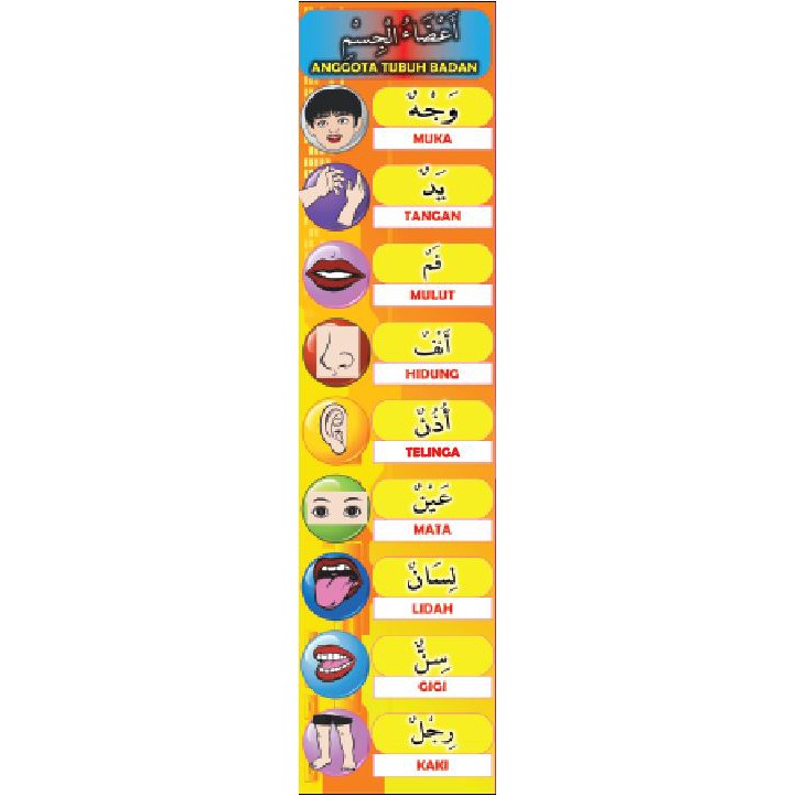 Set Banner Tiang Bahasa Arab Keceriaan Sekolah Shopee Malaysia