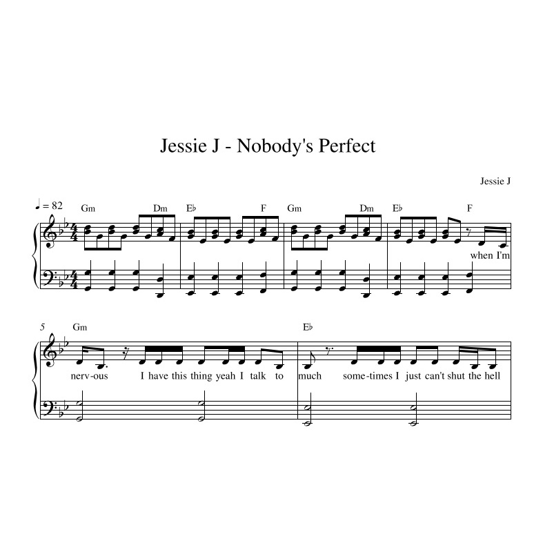 Jessie J 6 songs [ Piano sheet PDF/printable ] valuebuy!! | Shopee Malaysia