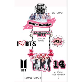 BTS Kpop cake topper set | Shopee Malaysia