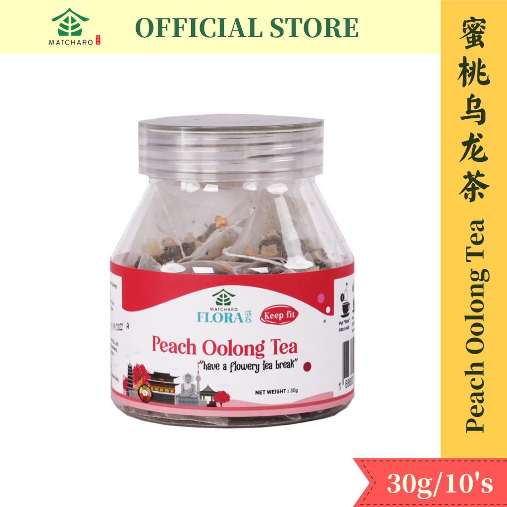*Clearance Stock* MATCHARO Flora Peach Oolong Tea/蜜桃乌龙茶 Beauty Herbal Tea (10 Tea Bag)