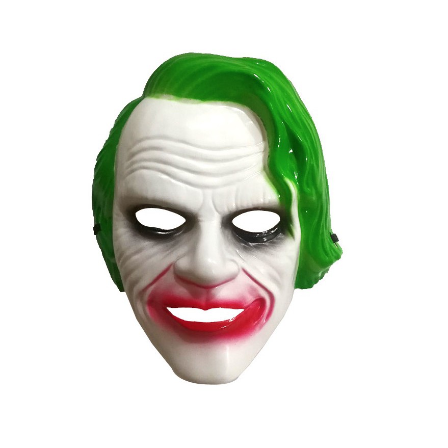 joker Mask topeng Cosplay batman Halloween Clown Mask (keras) | Shopee ...