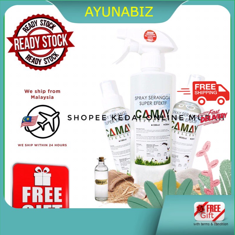 Camay Repellent Spray Serangga Lipas, Semut, Kutu Rambut, Kutu 