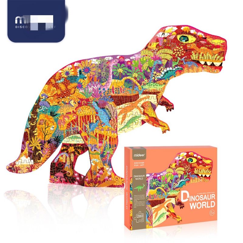 Dinasou World Puzzles 28PCS By Mideer Shopee Malaysia