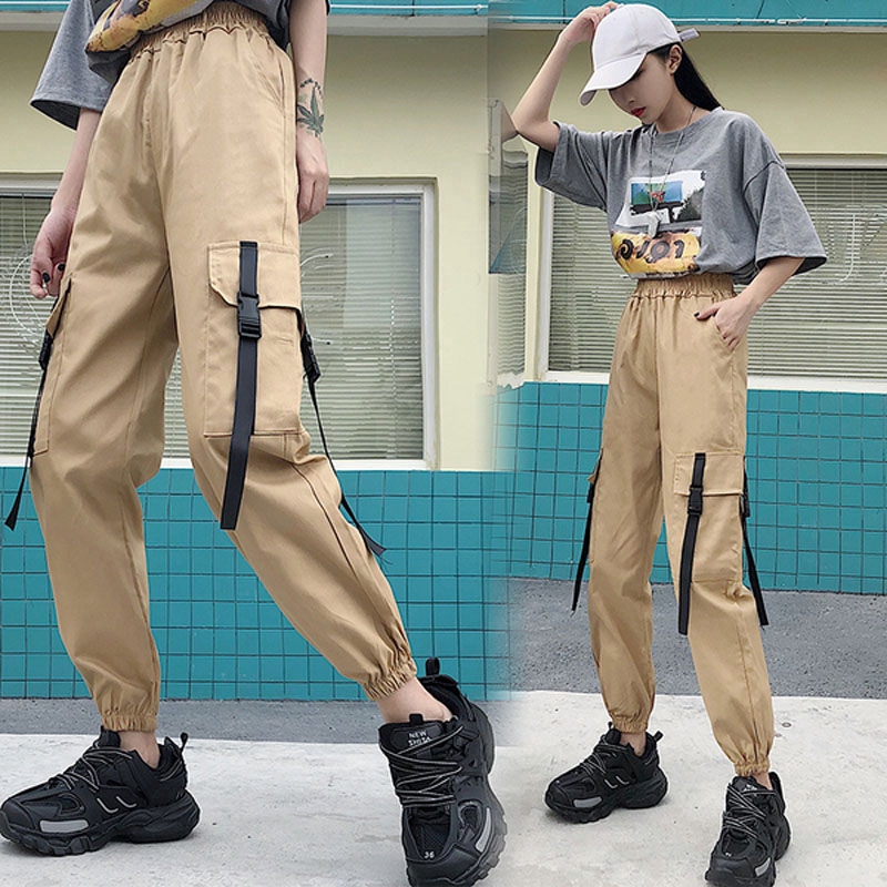 cargo style track pants