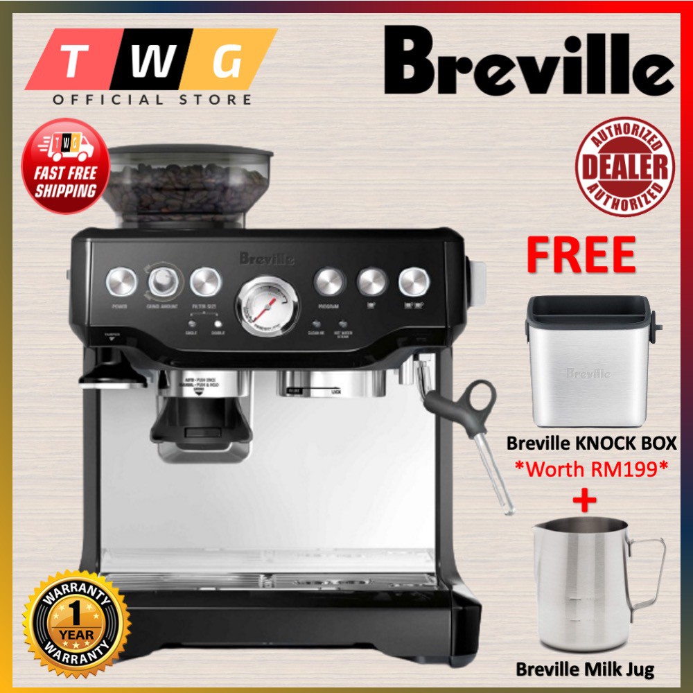 [READY STOCK] Breville BES870 Barista Express Espresso Machine (FREE