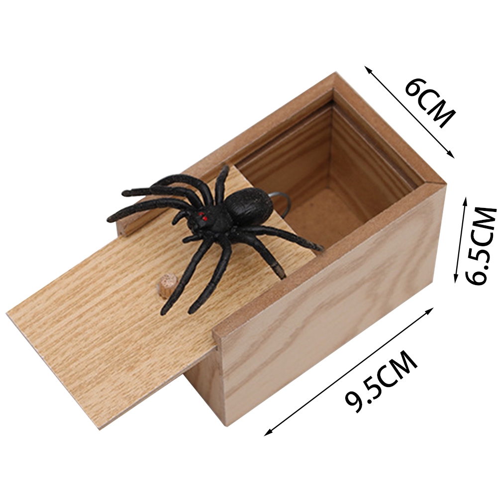 Party Spider Funny Prank Gag Gift Toy Pull Scare Box Shopee Malaysia