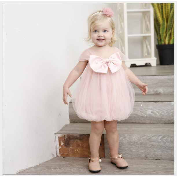 MALAYSIA STOCK Gown Toddlers Sweet Elegant PINK Dress MALAYSIA STOCK Gown Toddlers Sweet Elegant PINK Dress