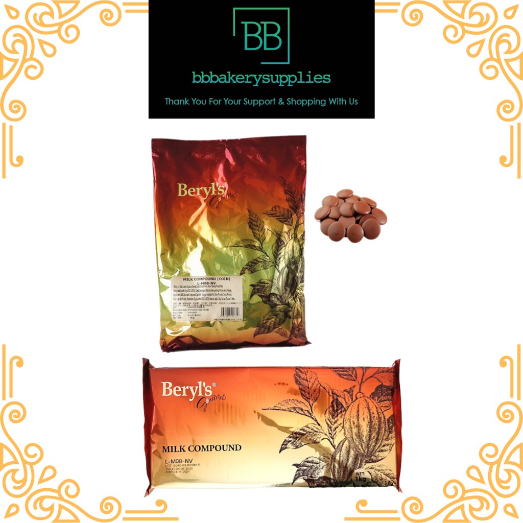 BERYLS MILK CHOCOLATE COIN / BAR (1KG) | Shopee Malaysia