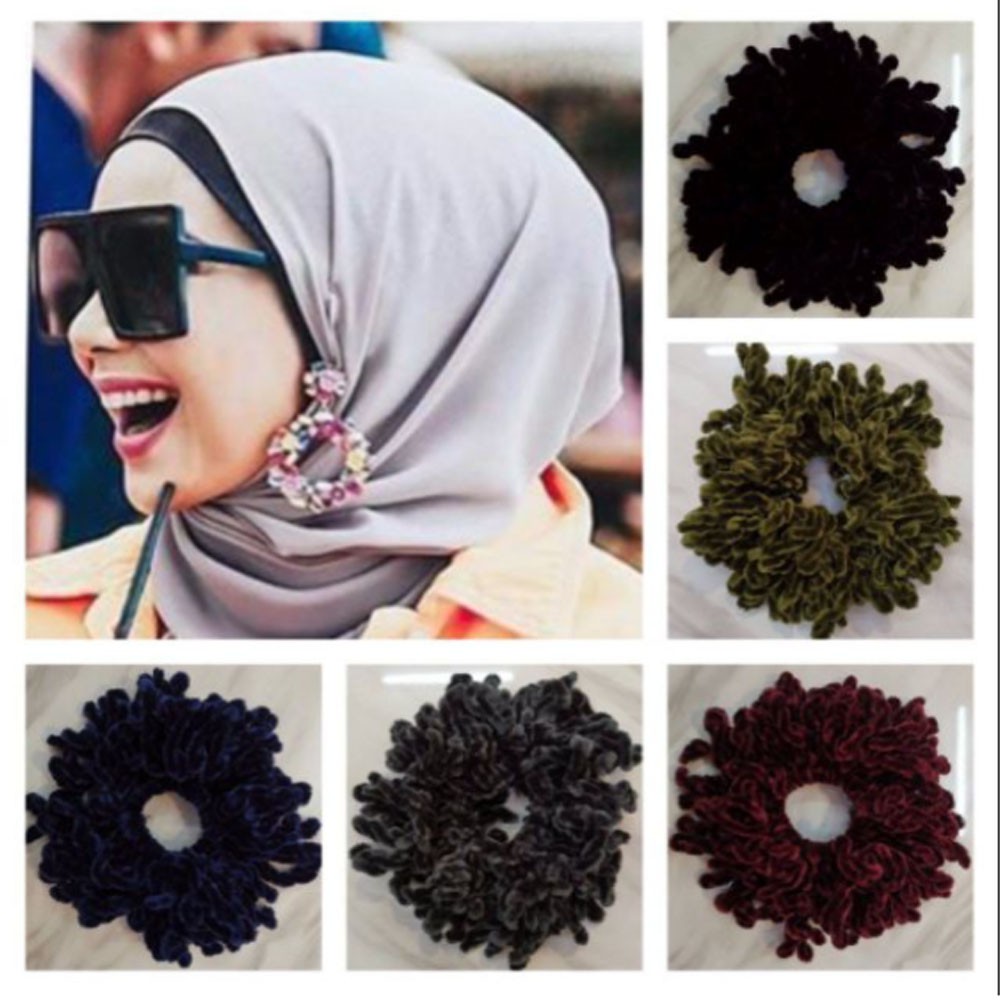 Buy Sanggul Rambut Che Ta Getah Rambut Sanggul Arab Viral Pony Tail Hairband Seetracker Malaysia