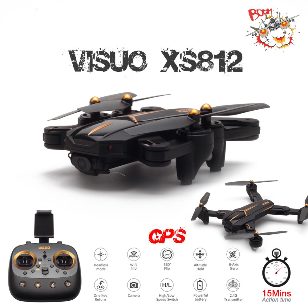 tianqu visuo xs812 gps 5g wifi fpv rc drone rtf hd camera