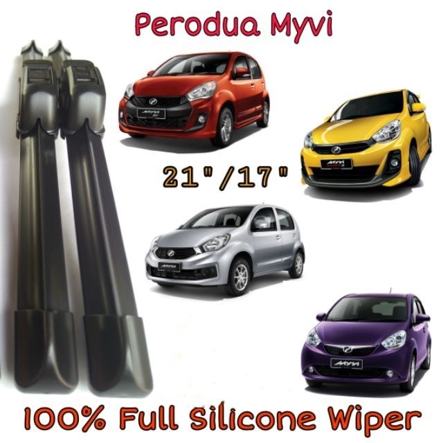 Soft Silicone Wiper Myvi Lagi Best / Myvi SE/ Myvi Ezi / Myvi Icon [21/