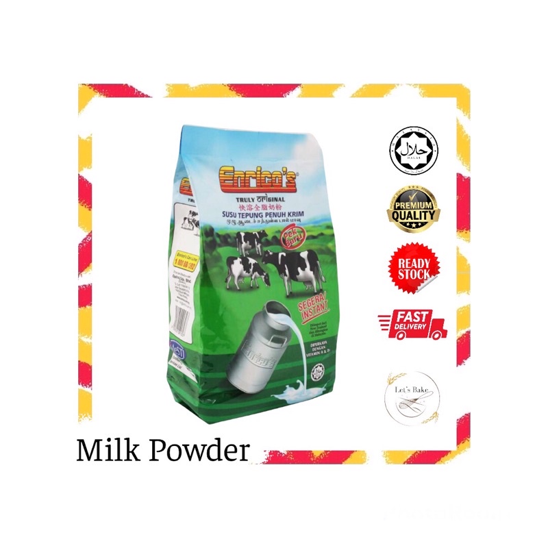 Enrico Full Cream Milk Powder 300g/ Tepung Susu/Full Cream Milk Powder