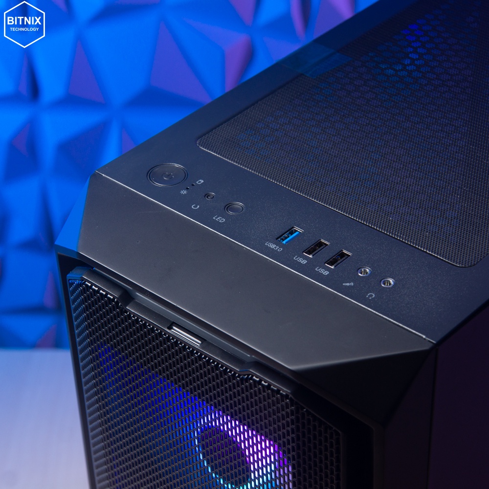 Invasion H2 ATX Tempered Glass Case With 4 Unit ARGB Fan | Shopee Malaysia