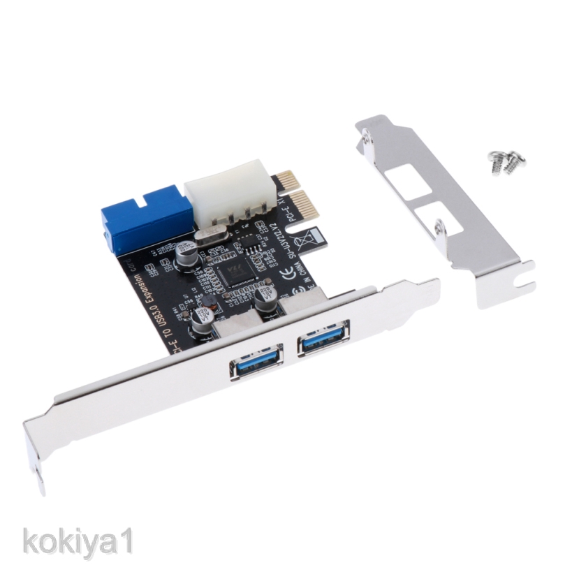 Have Versatile PCI-E USB 3.0 2 Ports PCIe Expansion Card 19 Pin Power Connector 5Gbps Multi Reliable - Image 3