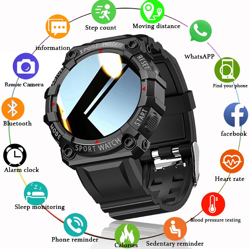 [In stock]FD68s smart watch heart rate sleeping monitoring 1.44 Inch waterproof Round Screen Health Curved Screen Bluetooth Call Watch