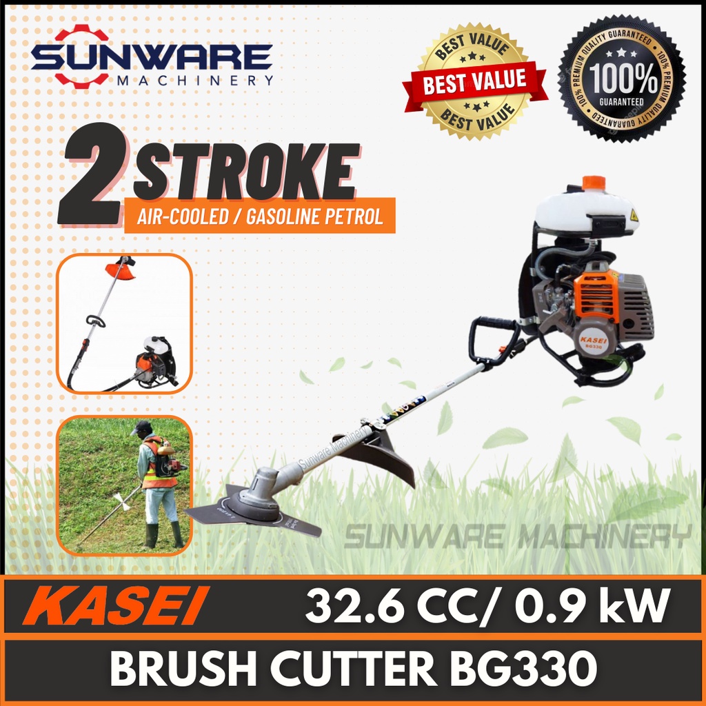 KASEI BG330 Backpack Brush Cutter Mesin Potong Rumput Galas (Ready Stock)