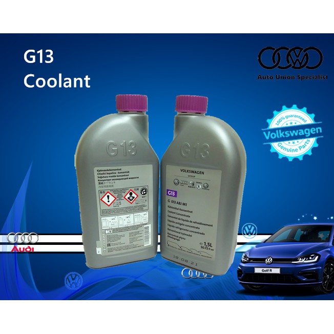 Volkswagen Genuine G13 Coolant VW Audi G013A8JM1/G 013 A8J M1 (1.5L)