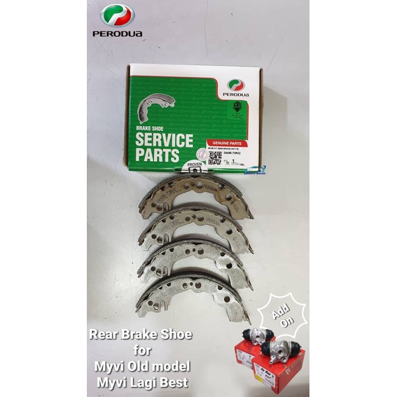 Original ] Perodua Myvi Old / Lagi Best Rear Brake Shoe | Shopee Malaysia