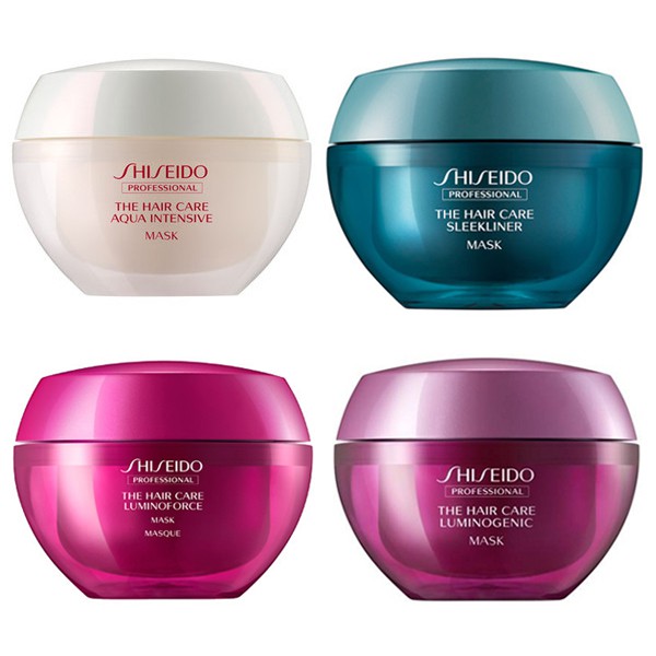 Shiseido professional HAIR MASK (200g) AQUA INTENSIVE / LUMINOFORCE /  LUMINOGENIC / SLEEKLINER | Shopee Malaysia