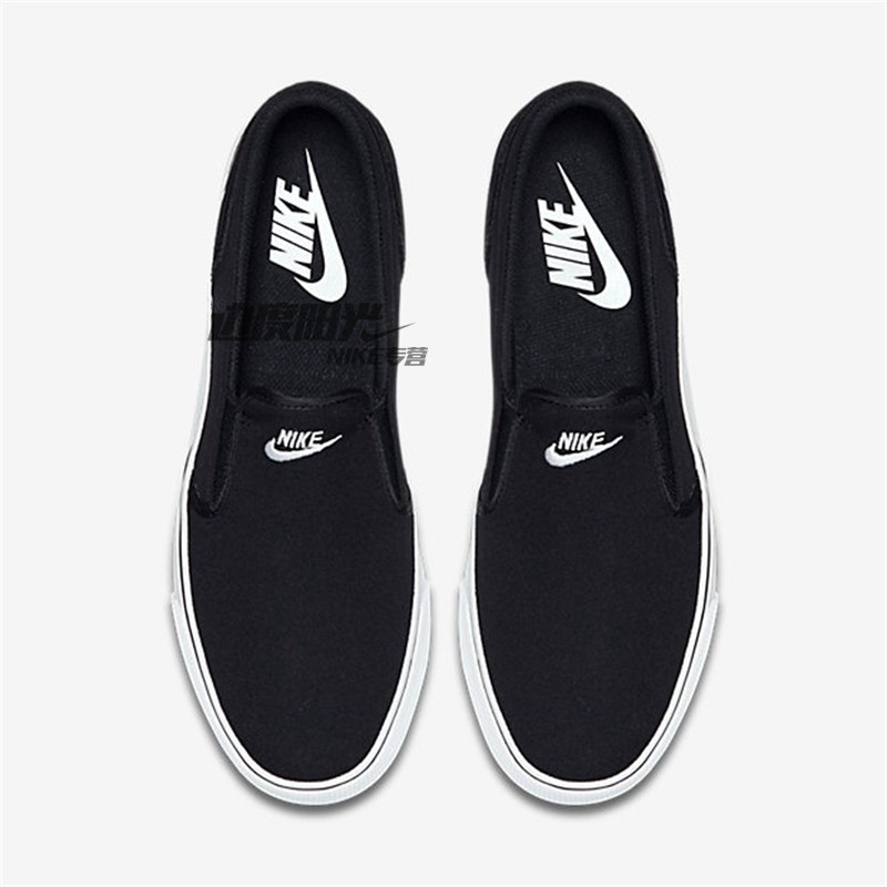 nike toki slip black white 002