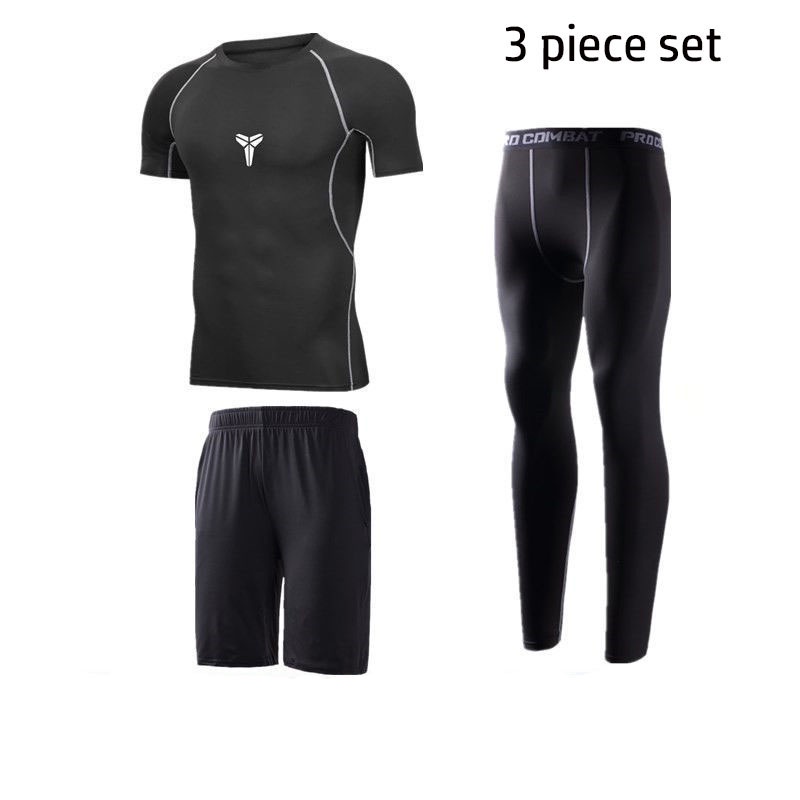 Professional 3 Pieces Men Swimming Suit sportswear gym clothes Top + +Shorts + Pants Long Sleeve Sport Set Swim Wear Baju Renang Lelaki Muslim