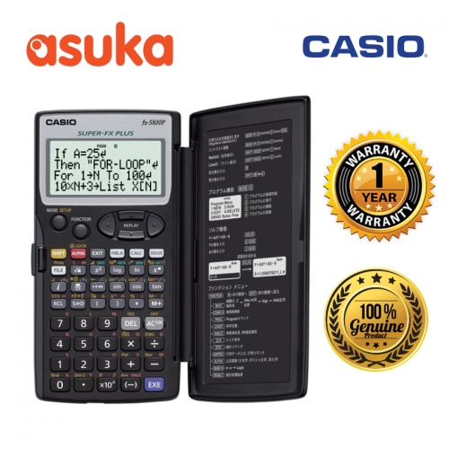 Office Equipment Casio FX-5800P Scientific Calculator /GENUINE Business \u0026  Industrial iranalyazh.ir