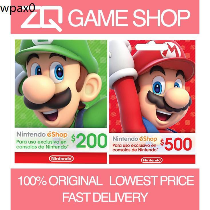 Robux Roblox Gift Card Roblox Robux Mex Nintendo Switch Eshop Prepaid Gift Card Credit 200 700 Peso Instant Shopee Malaysia - 1 700 robux gift card