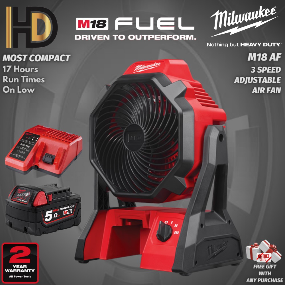 Milwaukee M18 Af Cordless Air Fan Shopee Malaysia