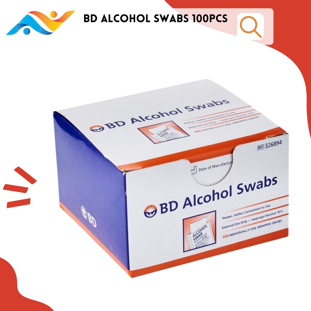 BD ALCOHOL SWABS 100PCS ISOPROPYL ALCOHOL Shopee Malaysia