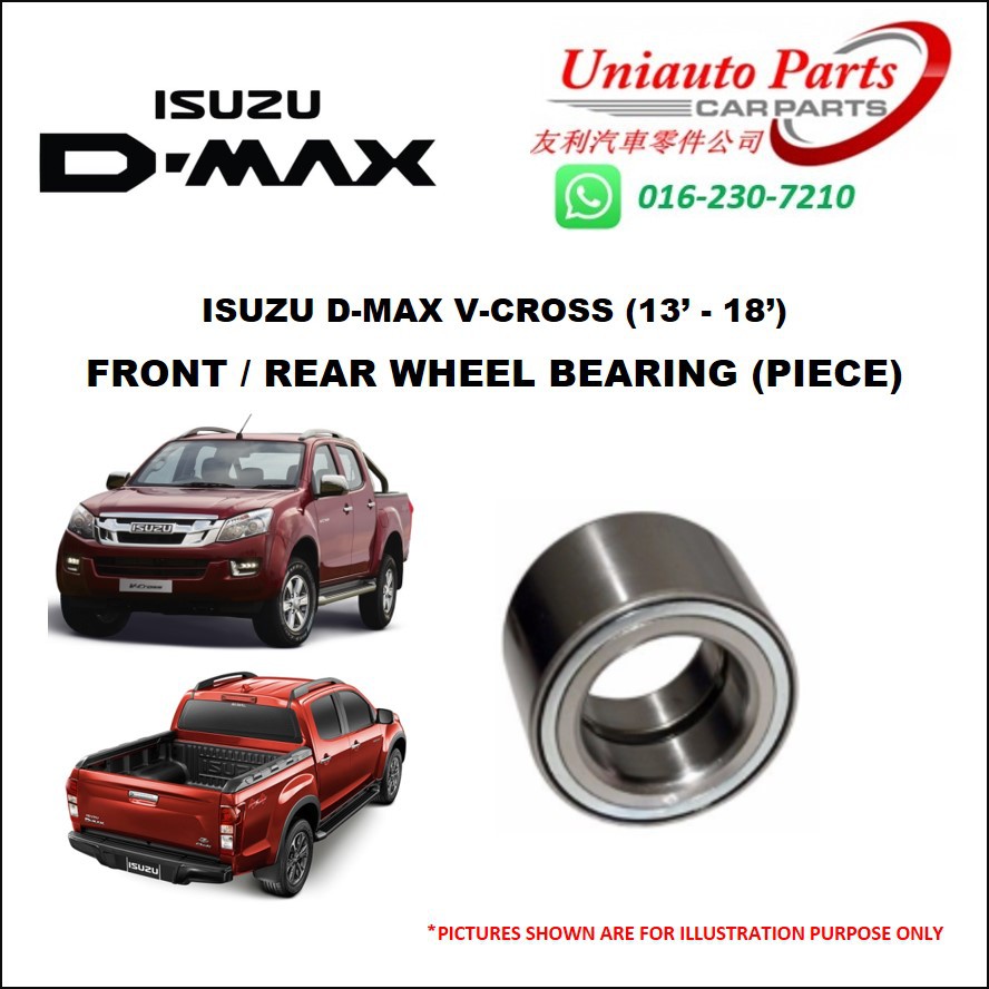ISUZU DMAX VCROSS (13' 18') FRONT / REAR WHEEL BEARING (PIECE