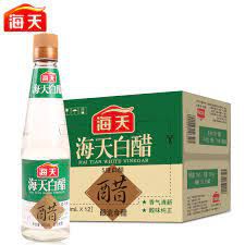 海天白醋450ml 调味凉拌白醋中华老字号 Haday White Rice Vinegar 450ml Seasoning Cold White Vinegar China Time Honored Brand