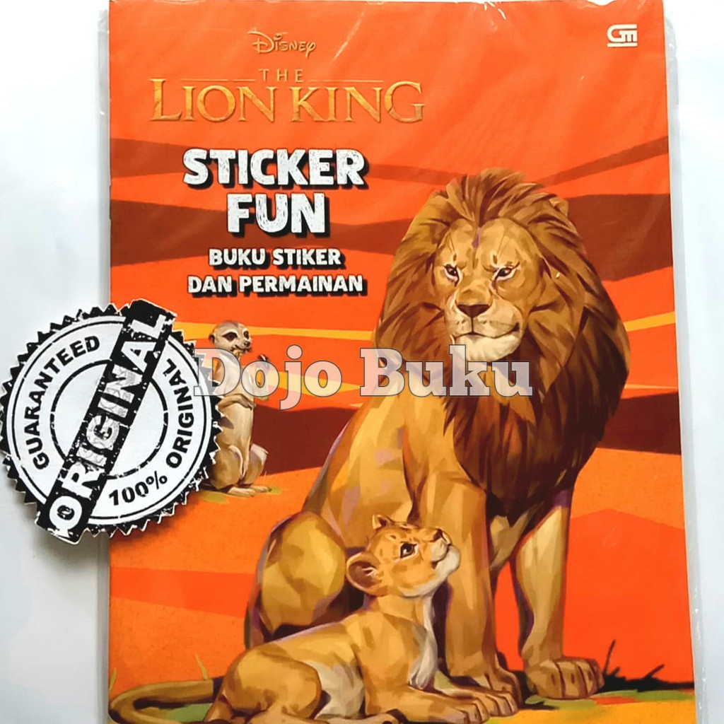 The Lion King Sticker Fun Sticker Book And Disney Games Shopee Malaysia