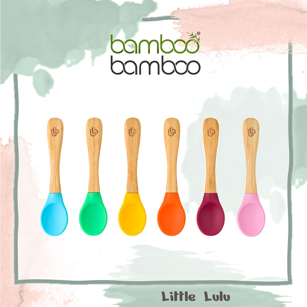 (CLEARANCE) Bamboo Bamboo | Baby Spoon - Silicone Tip (1 Spoon)