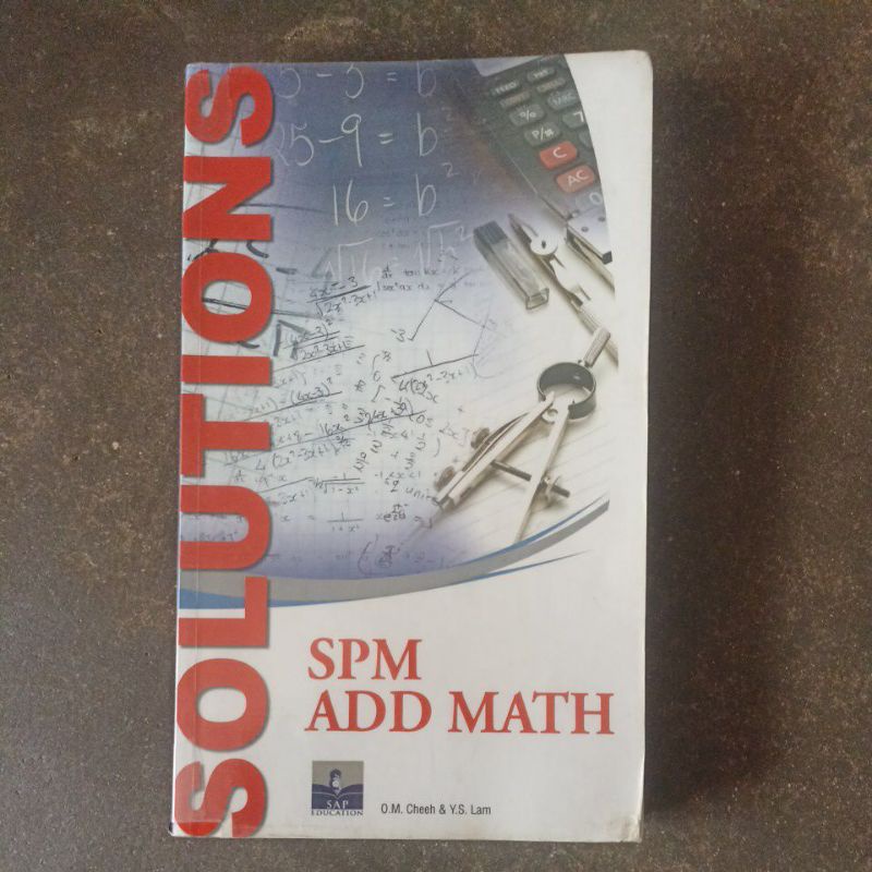 SPM ADD MATH BOOK (SOLUTION) | Shopee Malaysia