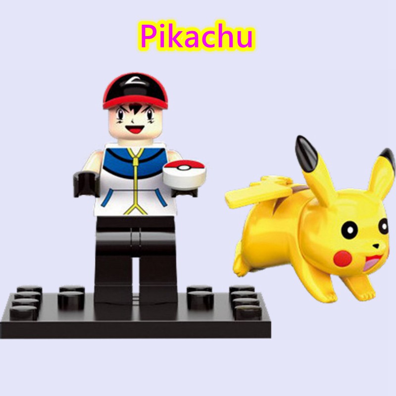 pikachu lego figure