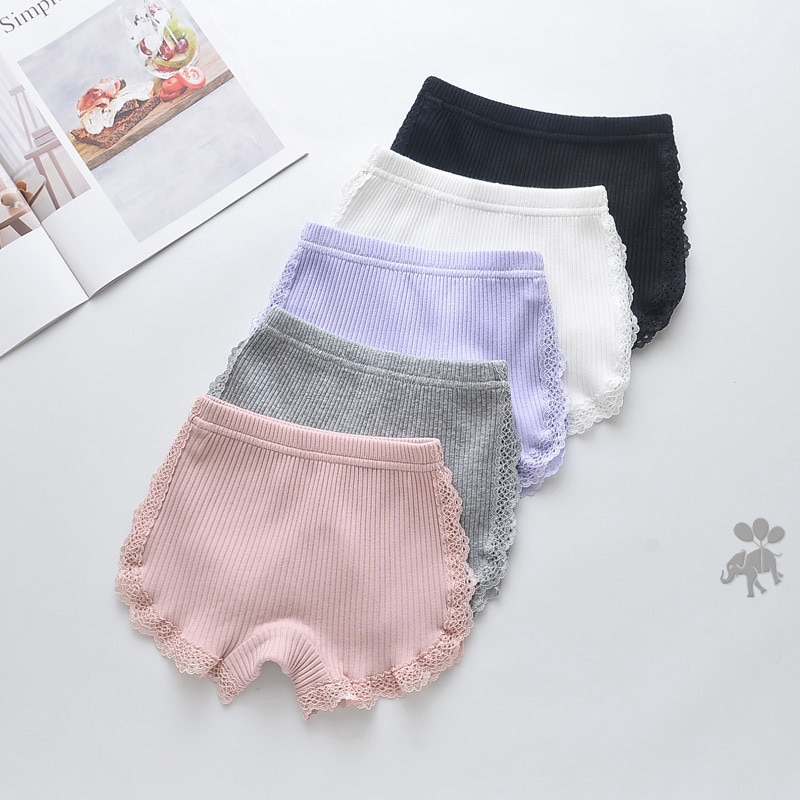 12 Pack Girls Knickers Kids Underwear Plain Cotton Briefs Pants Childrens Shorts Size 3-12 Years New 