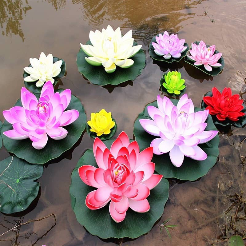 ARTIFICIAL LOTUS FLOWER ( FLOATING LOTUS ) Shopee Malaysia