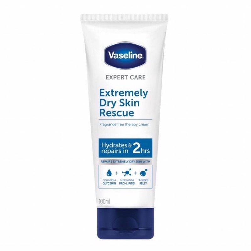 Vaseline Expert Care Extremely Dry Skin Rescue 100ml | Shopee Malaysia