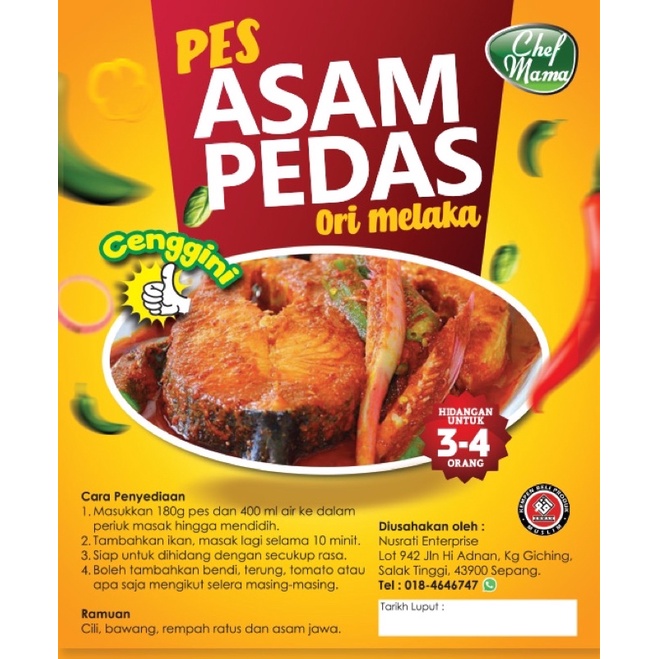 [READYSTOCK] Pes Asam Pedas Ori Melaka | Shopee Malaysia